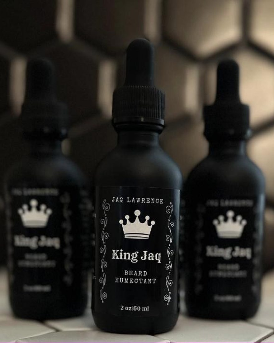 King Jaq Beard Humectant bottle